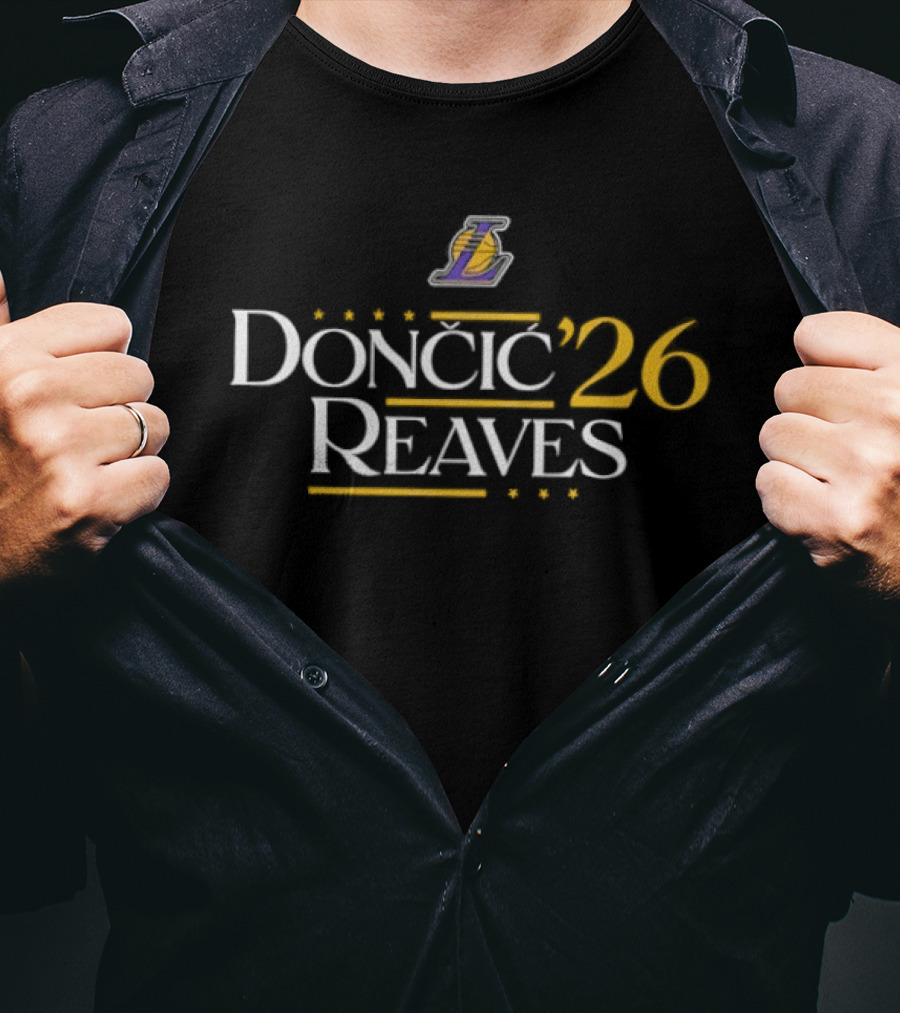 Doncic Reaves 2026 Lakers Campaign T-Shirt