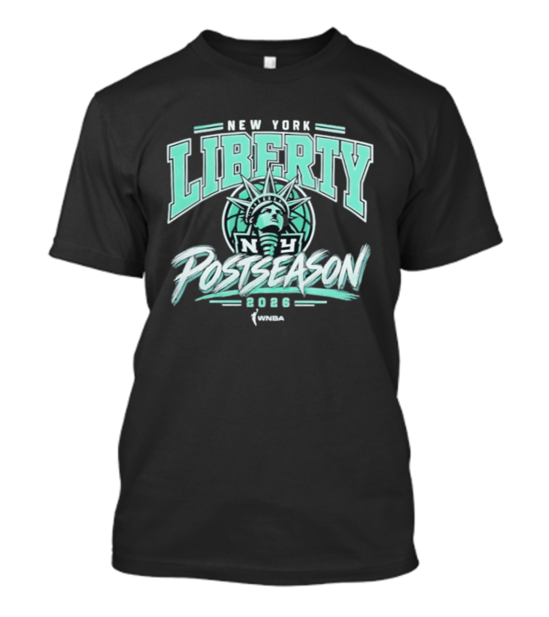 New York Liberty WNBA 2026 Playoffs Statue Of Liberty T-Shirt