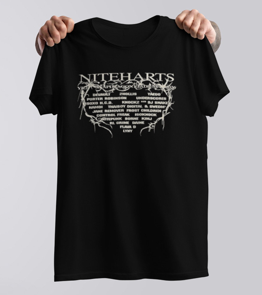 Niteharts Store Willow Lovers Poetic Verse Dreamer Mystique Journey Embrace Phase Nine T-Shirt