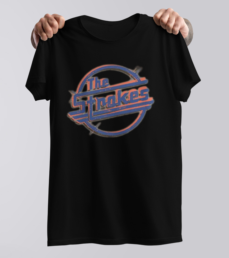 The Strokes New York Vintage Circle Logo Crewneck T-Shirt
