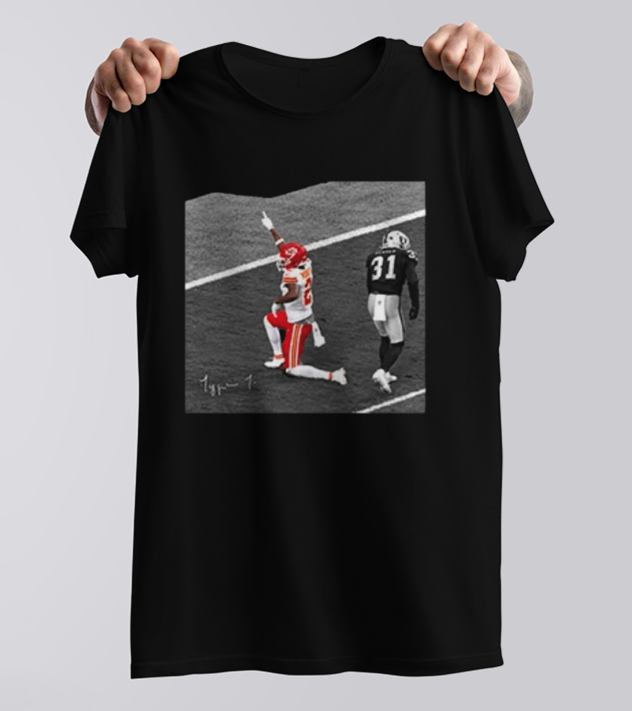 Tyquan Thornton Kansas City Chiefs On Field Celebration 2026 T-Shirt