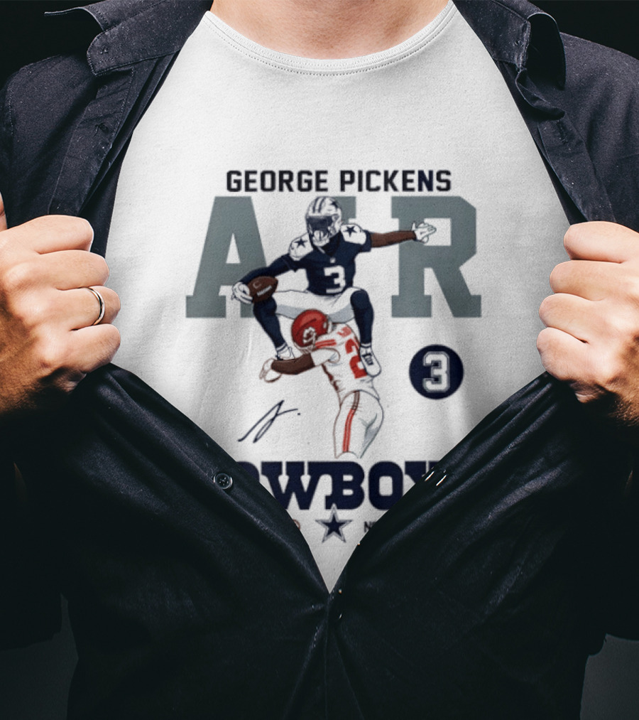 George Pickens Cowboys Air 11 30 23 T-Shirt