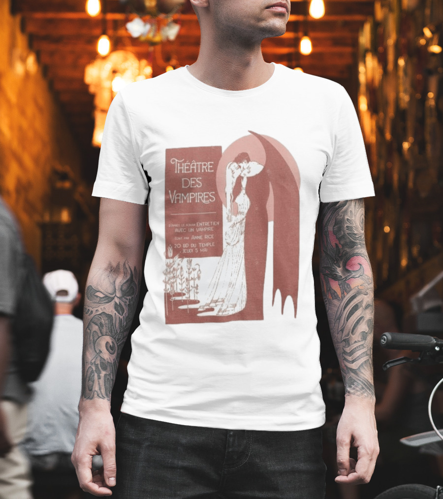 Théâtre Des Vampires Entretien Avec Un Vampire Anne Rice 20 BD Du Temple Jeudi 5 Mai T-Shirt