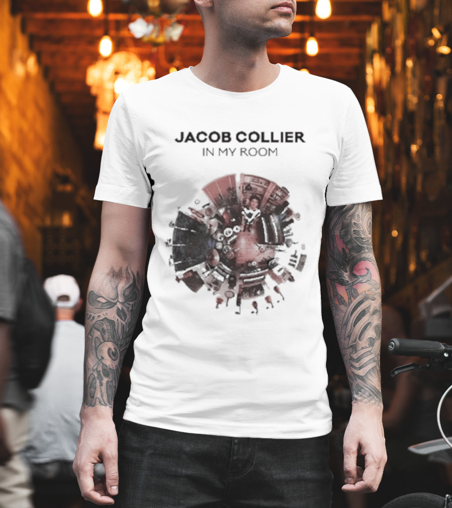 Jacob Collier In My Room Album Abstract Circular T-Shirt