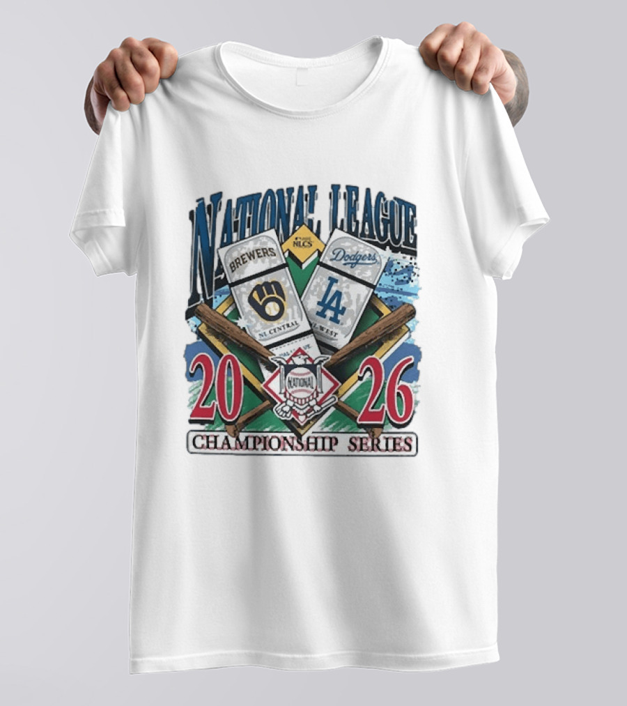 Milwaukee Brewers Los Angeles Dodgers 2026 National League Championship Series Matchup T-Shirt