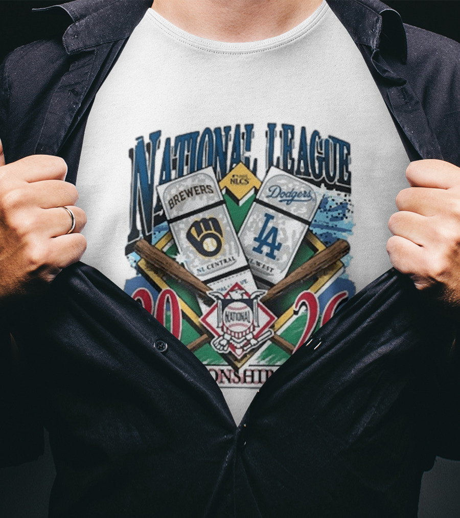 Milwaukee Brewers Los Angeles Dodgers 2026 National League Championship Series Matchup T-Shirt