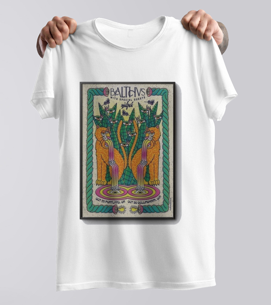 BALTHVS With Special Guests Milkyak Oct 29 Portland OR Oct 30 Bellingham WA T-Shirt