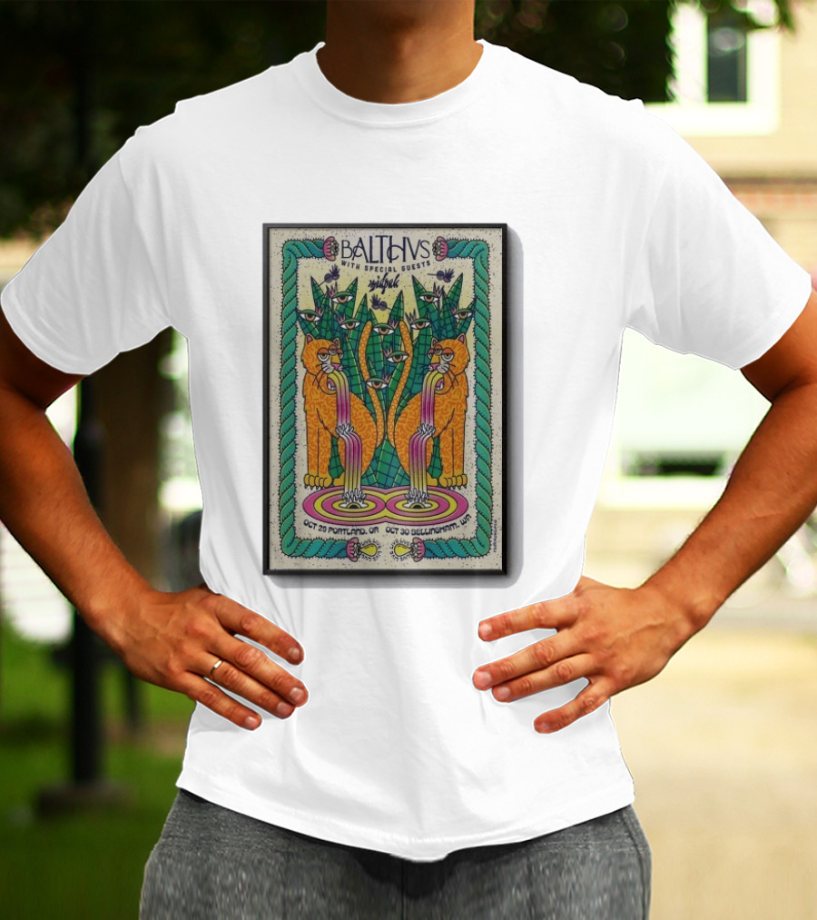 BALTHVS With Special Guests Milkyak Oct 29 Portland OR Oct 30 Bellingham WA T-Shirt