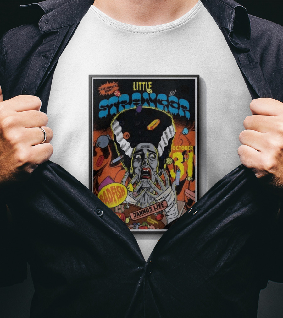 Little Stranger Halloween Night Badfish Jarv Jannus Live October 31 St. Petersburg FL 2026 T-Shirt