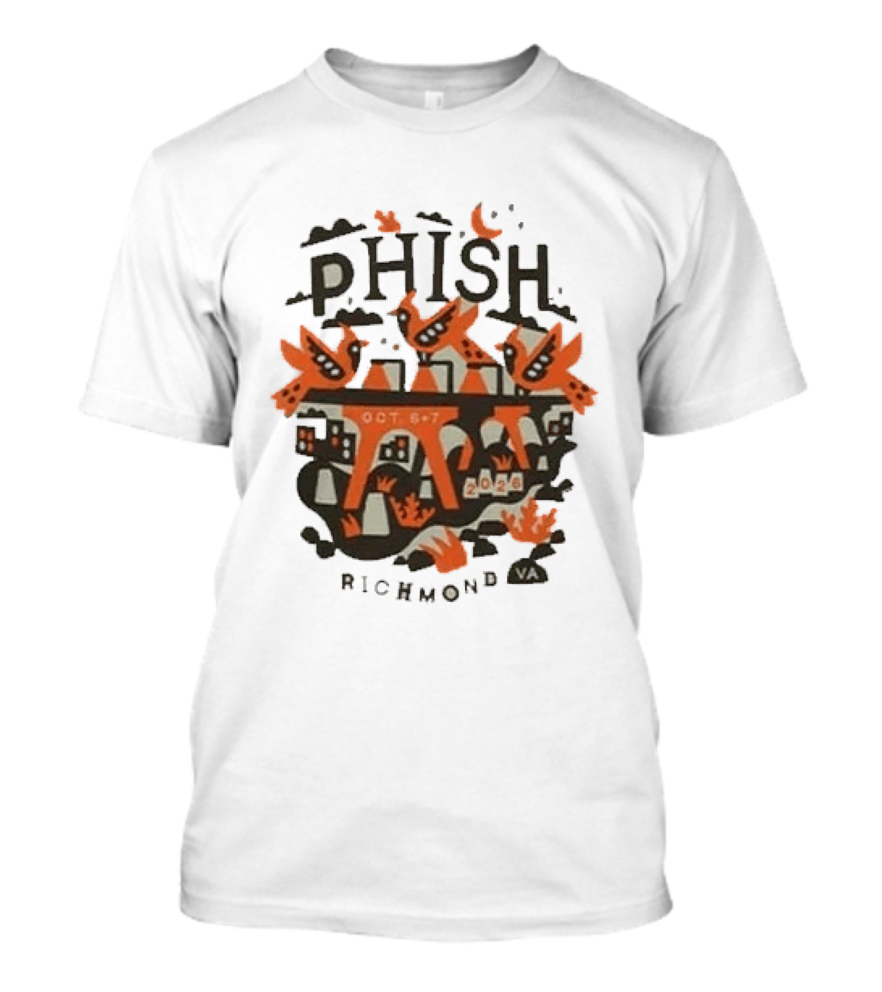 Phish Richmond Fall Oct 7 2020 Event T-Shirt