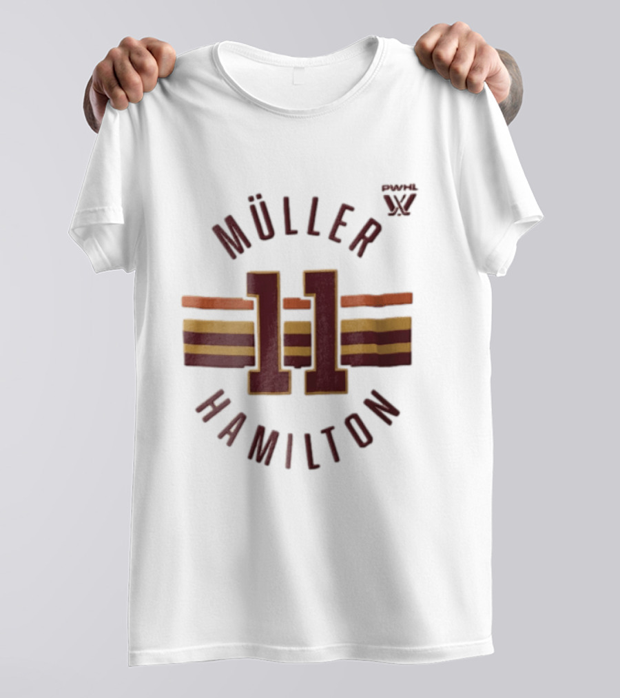 Müller Hamilton 11 Stripes PWHL T-Shirt