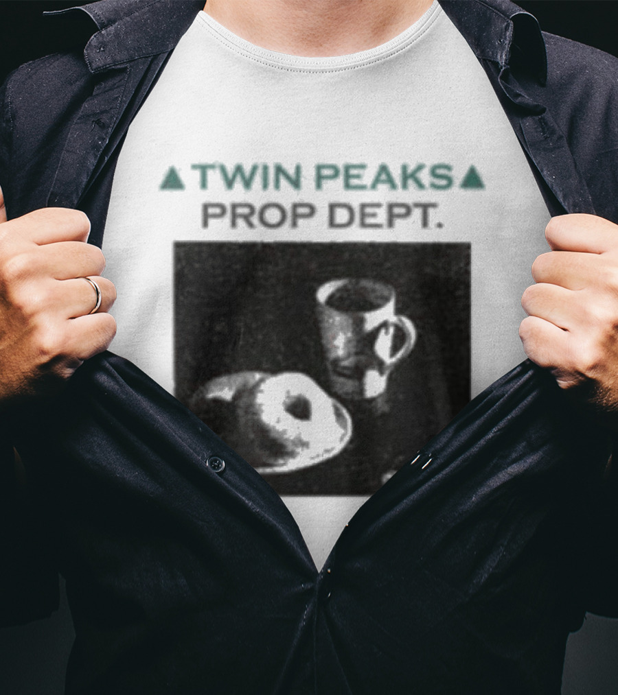 Twin Peaks Prop Dept Coffee And Donut T-Shirt