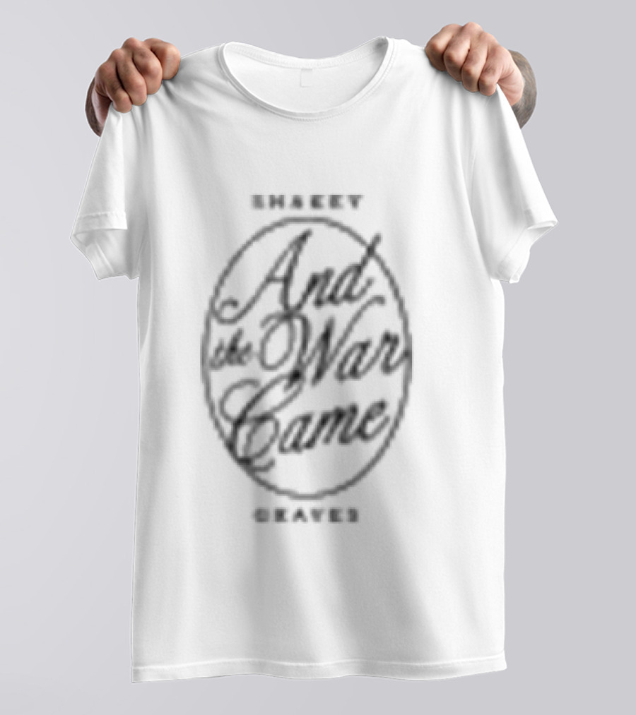 Shakey Graves And The War Came Tour 2025 Official Merchandise T-Shirt