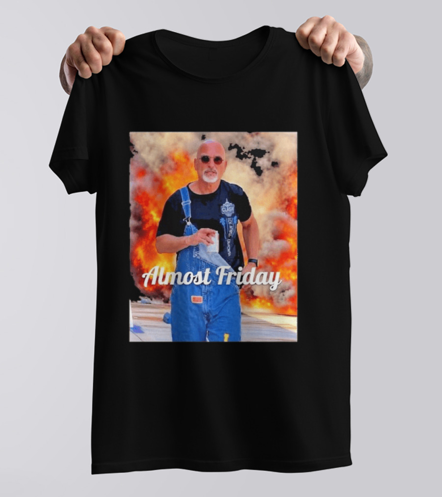 Almost Friday Howie Mandel Clash Explosion Scene T-Shirt