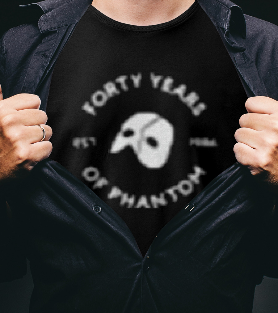 Andrew Lloyd Webber Phantom 40 Years Celebration T-Shirt