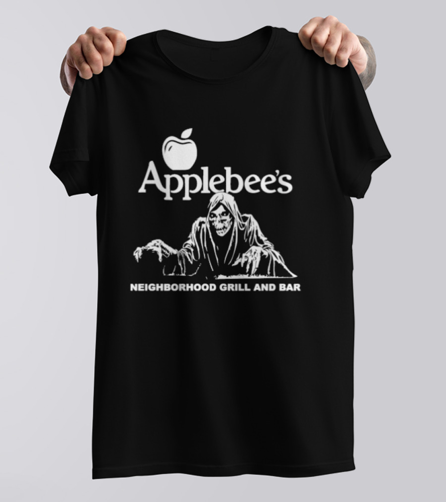 Applebee's Neighborhood Grill And Bar Grim Reaper T-Shirt