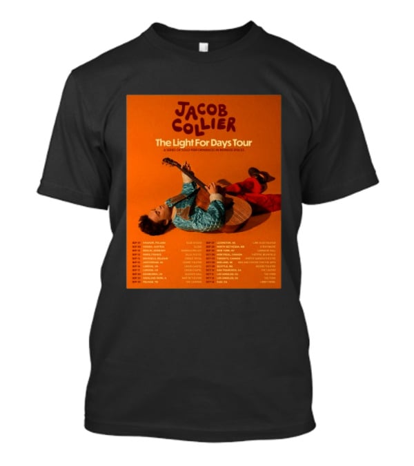 Jacob Collier The Light For Days Tour 2026 A Series Of Solo Performances In Intimate Spaces T-Shirt