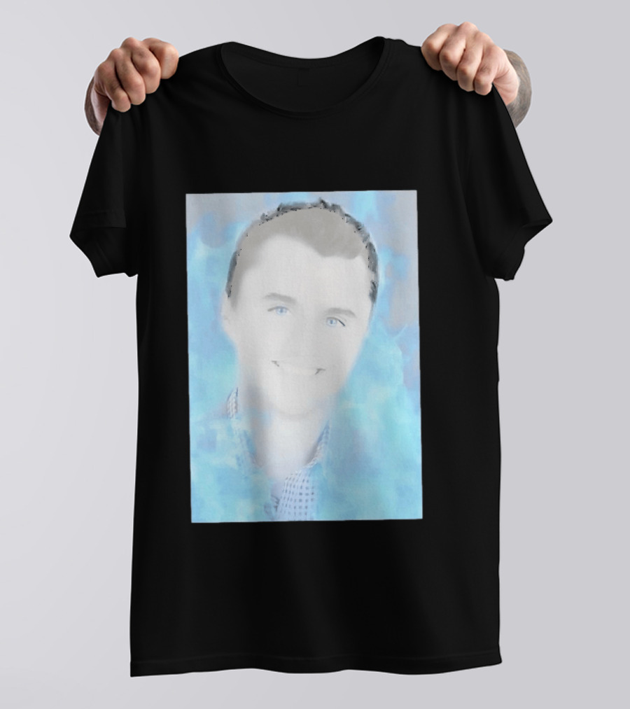 Charlie Kirk Turning Point USA Conservative Blue Aura T-Shirt