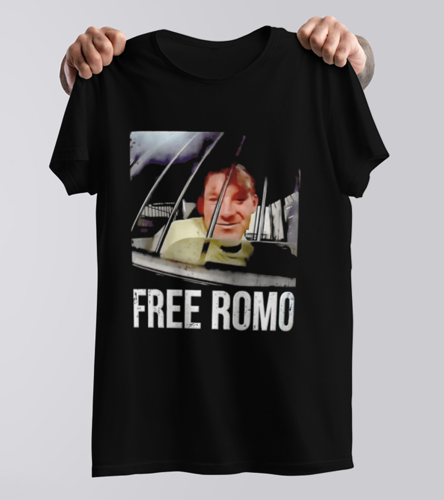 FREE ROMO Football Quarterback Prison Bars T-Shirt