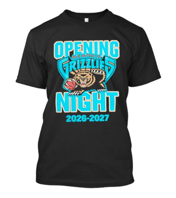 NBA Opening Night 2026 2027 Memphis Grizzlies T-Shirt