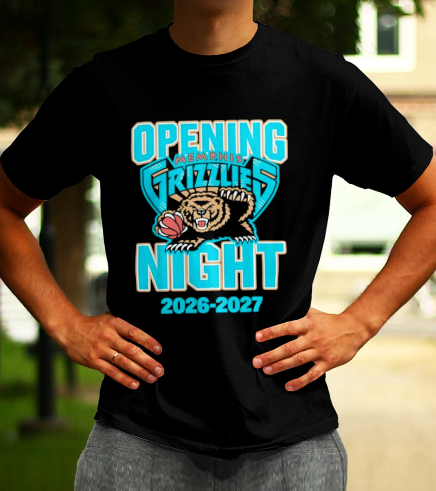 NBA Opening Night 2026 2027 Memphis Grizzlies T-Shirt