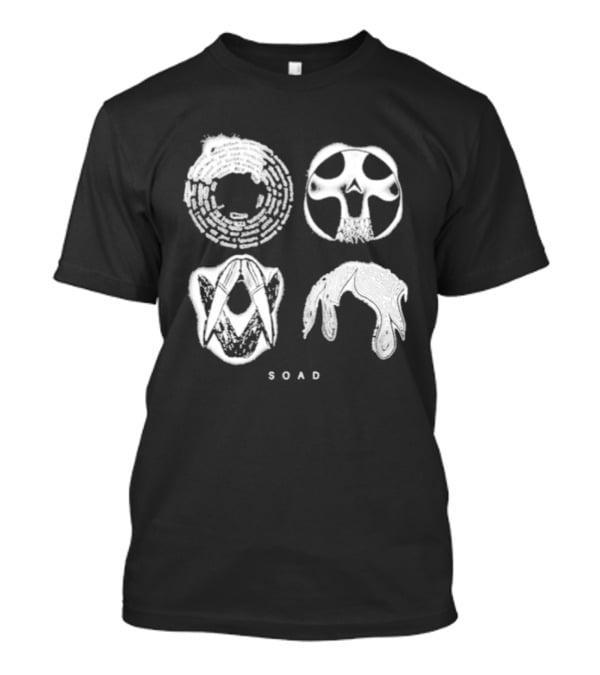 System Of A Down SOAD All For One Skulls T-Shirt