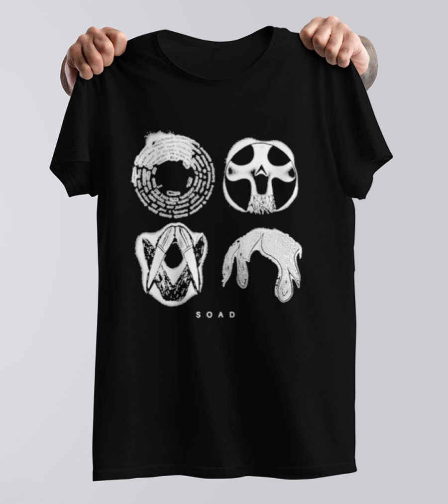 System Of A Down SOAD All For One Skulls T-Shirt