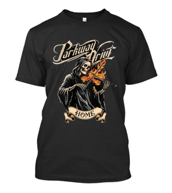 Parkway Drive Reaper Playing Flaming Violin T-Shirt