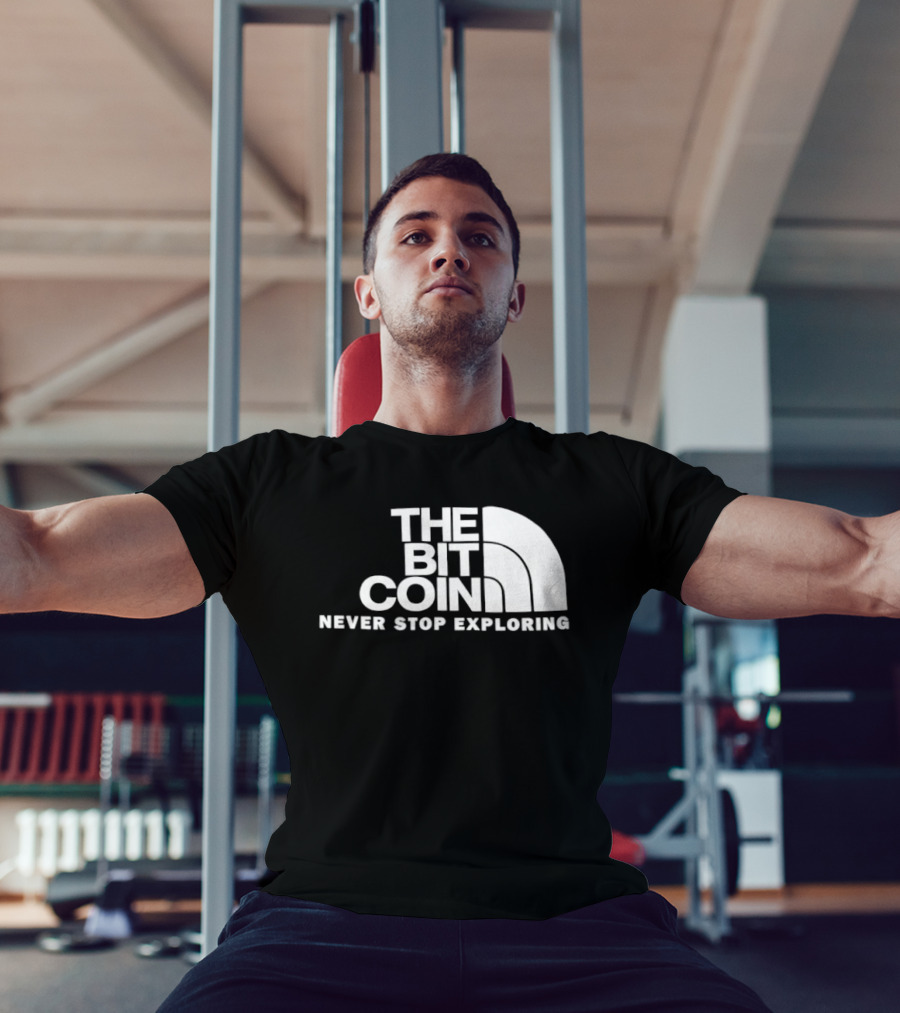 The Bit Coin Never Stop Exploring Adventure T-Shirt