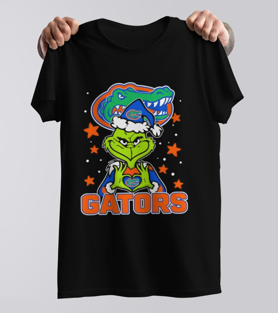 Florida Gators Grinch Christmas College Football Fan T-Shirt
