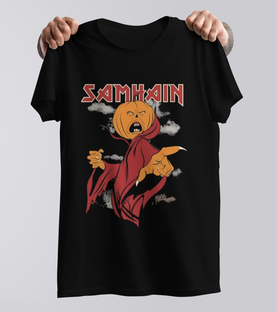 The Real Ghostbusters Samhain Halloween Pumpkin Spirit T-Shirt