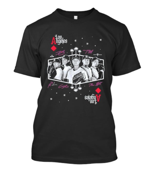 Shohei Ohtani Tarik Skubal Yoshinobu Yamamoto Tyler Glasnow Blake Snell Los Angeles Dodgers Aces T-Shirt