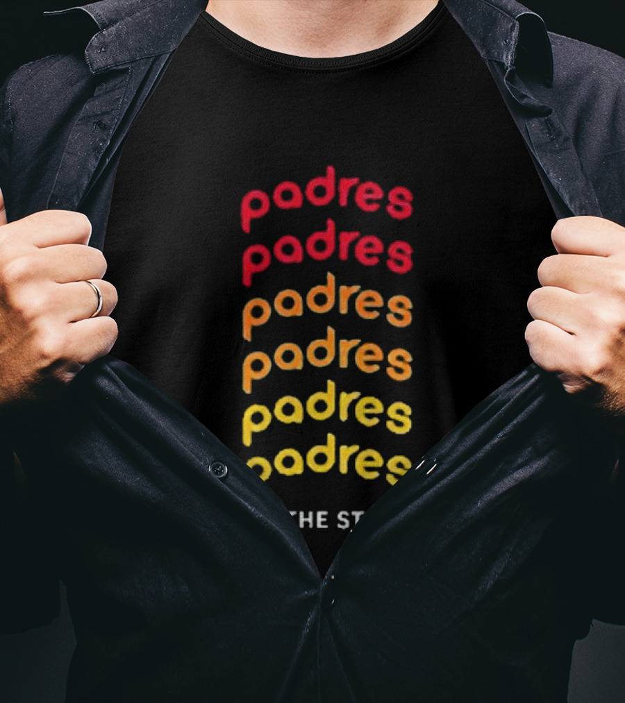 Padres Gradient Spectrum To The Stars Tom Delonge T-Shirt