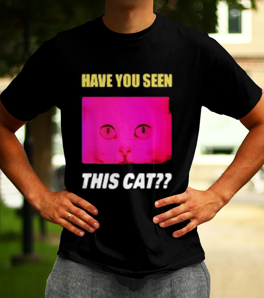Have You Seen This Cat Tomora Store T-Shirt