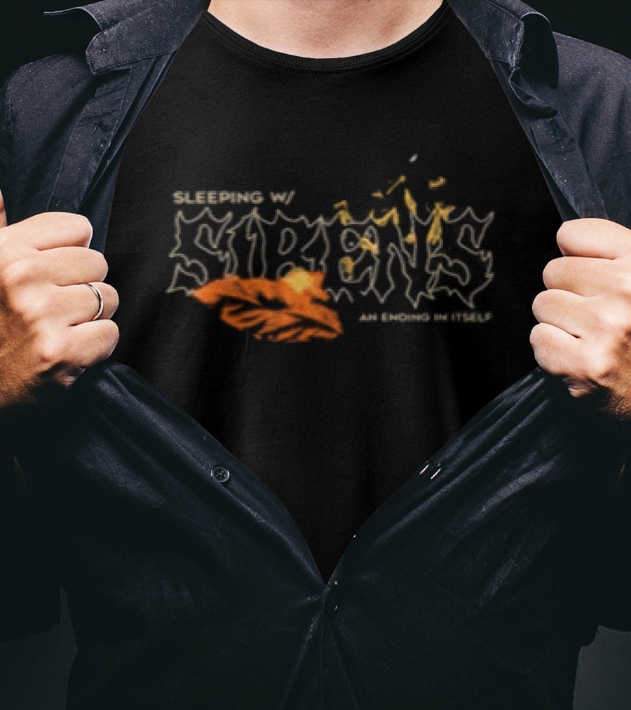 Sleeping With Sirens Fiery Tree And Branches Unending T-Shirt