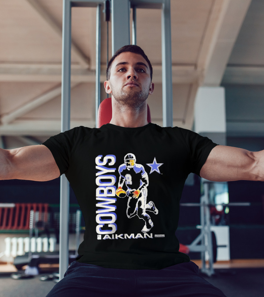 Cowboys Aikman 8 Dallas Star Gameday T-Shirt