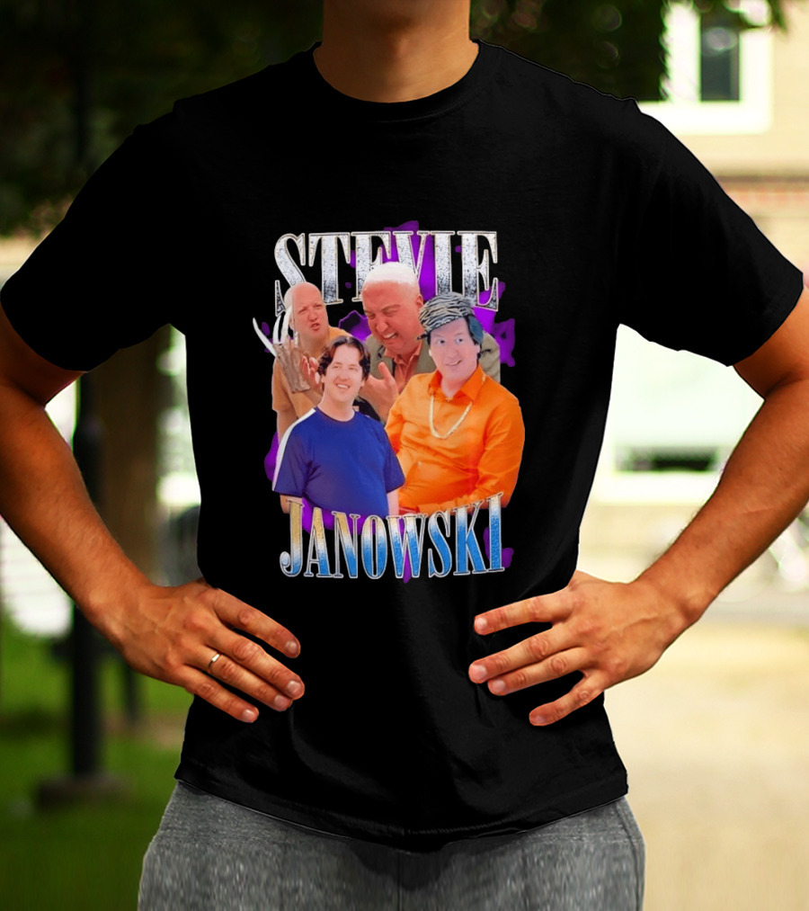Stevie Janowski Comedy Collage Bootleg T-Shirt
