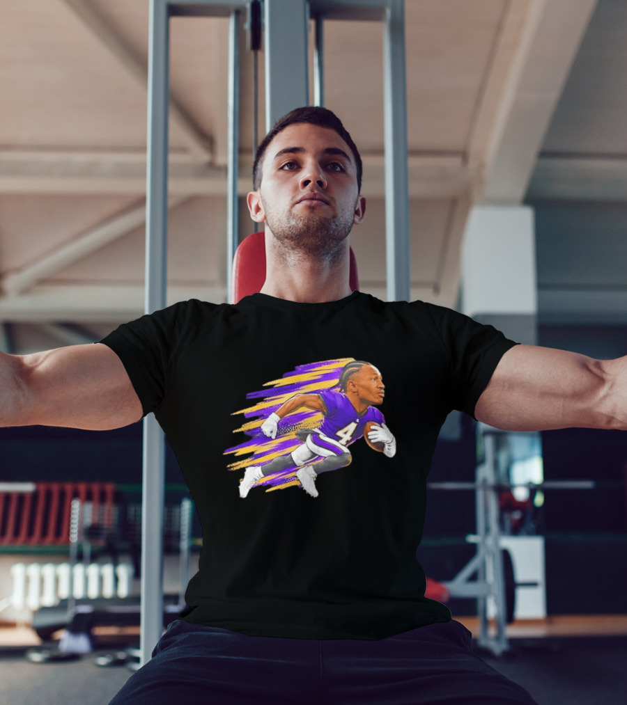Baltimore Ravens Zay Flowers Run 4 Run NFL Cartoon T-Shirt