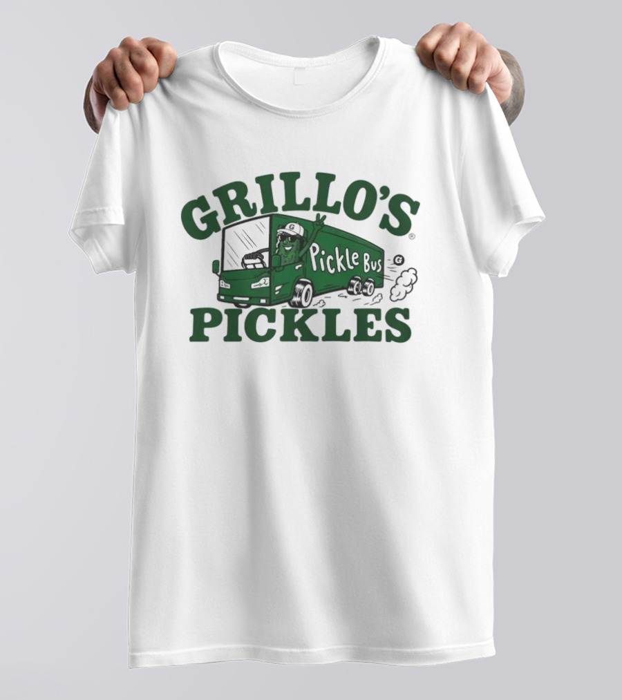 Basement Grillo's Pickles Pickle Bus T-Shirt