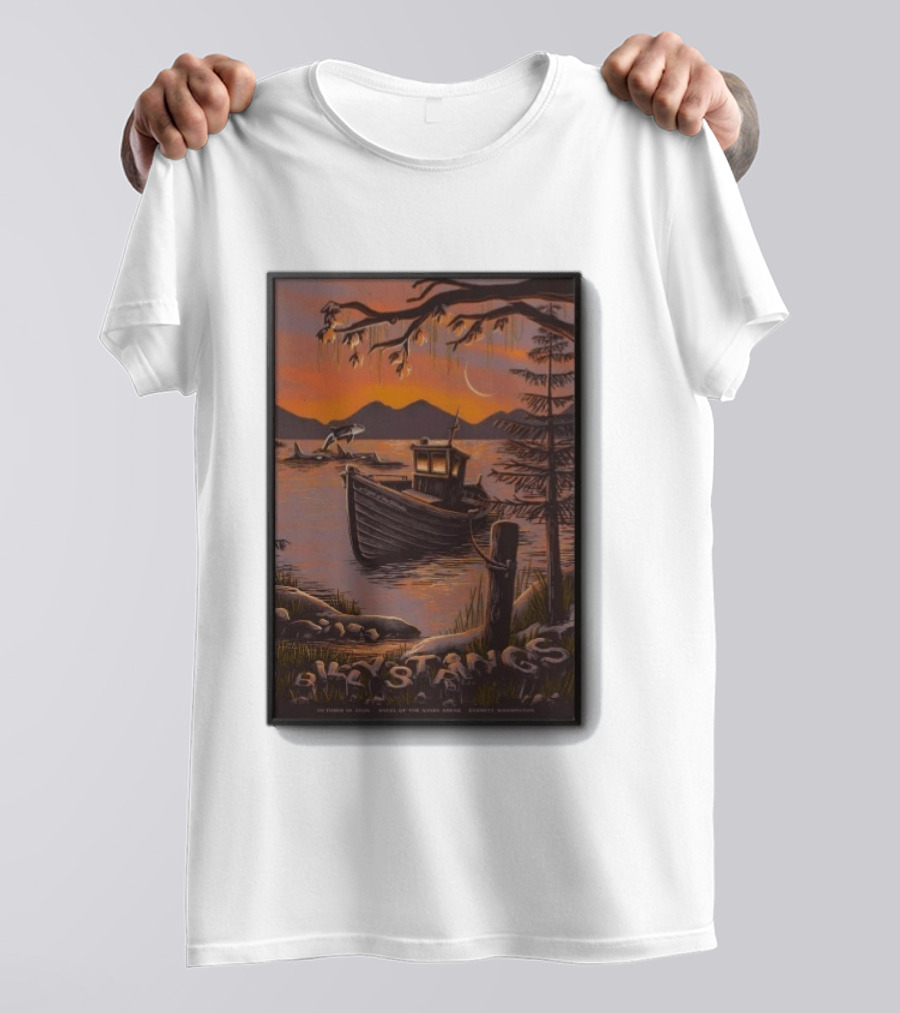 Billy Strings Everett Washington Oct 10 2026 Angles Of The Winds Arena T-Shirt