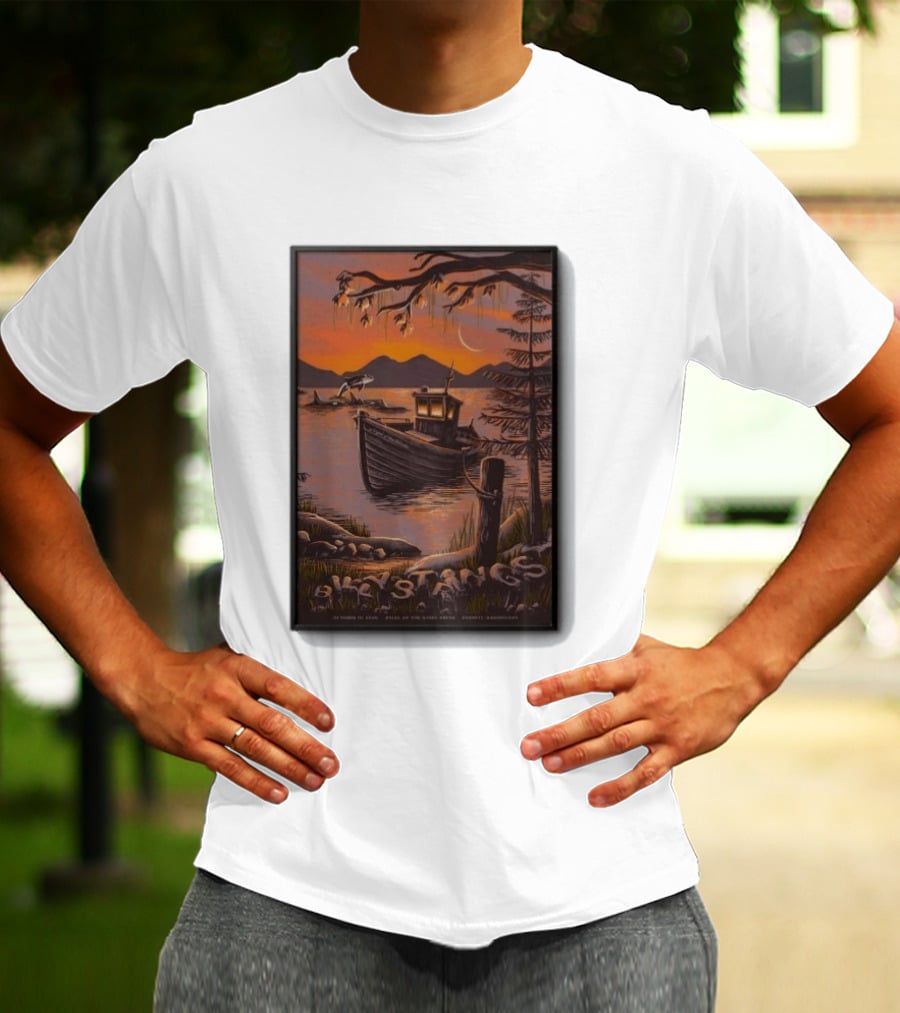 Billy Strings Everett Washington Oct 10 2026 Angles Of The Winds Arena T-Shirt