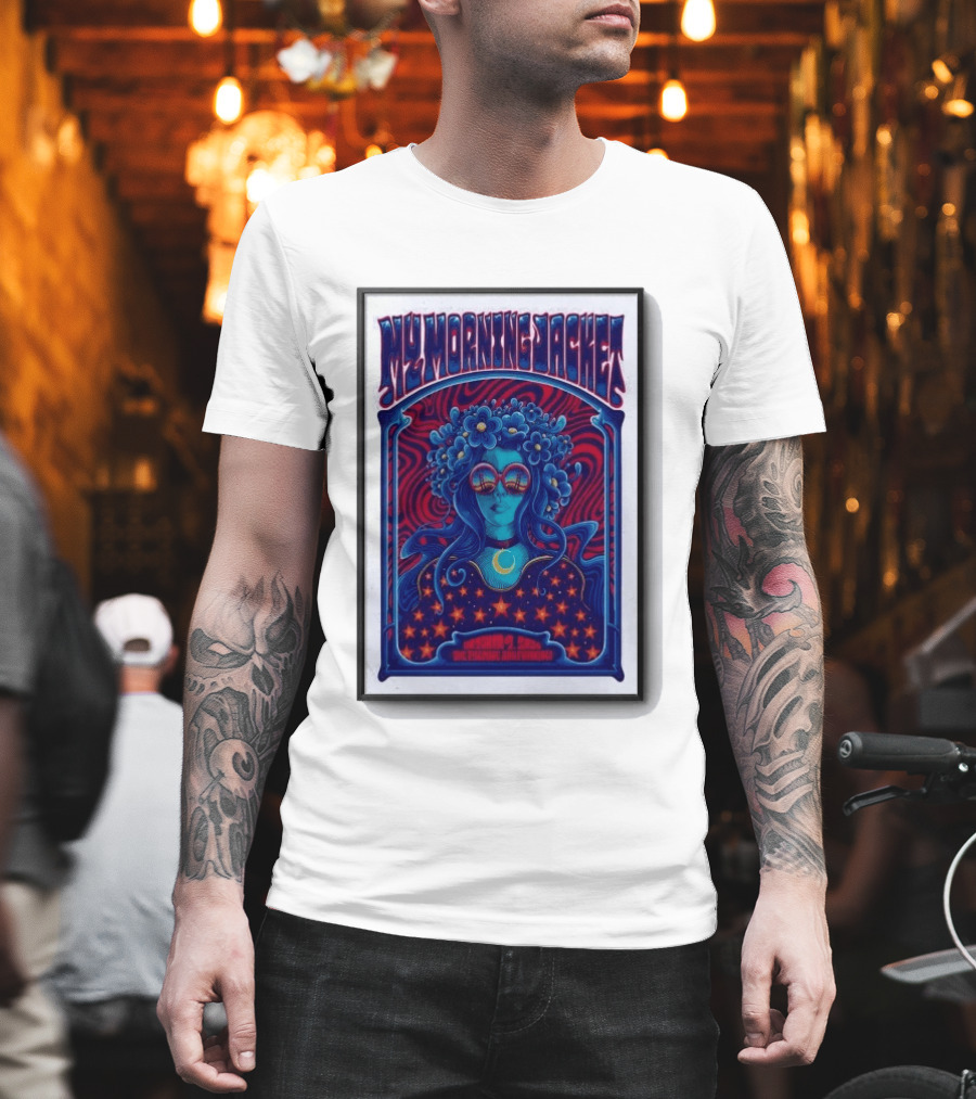 My Morning Jacket San Francisco October 9 2026 Psychedelic Floral Woman T-Shirt