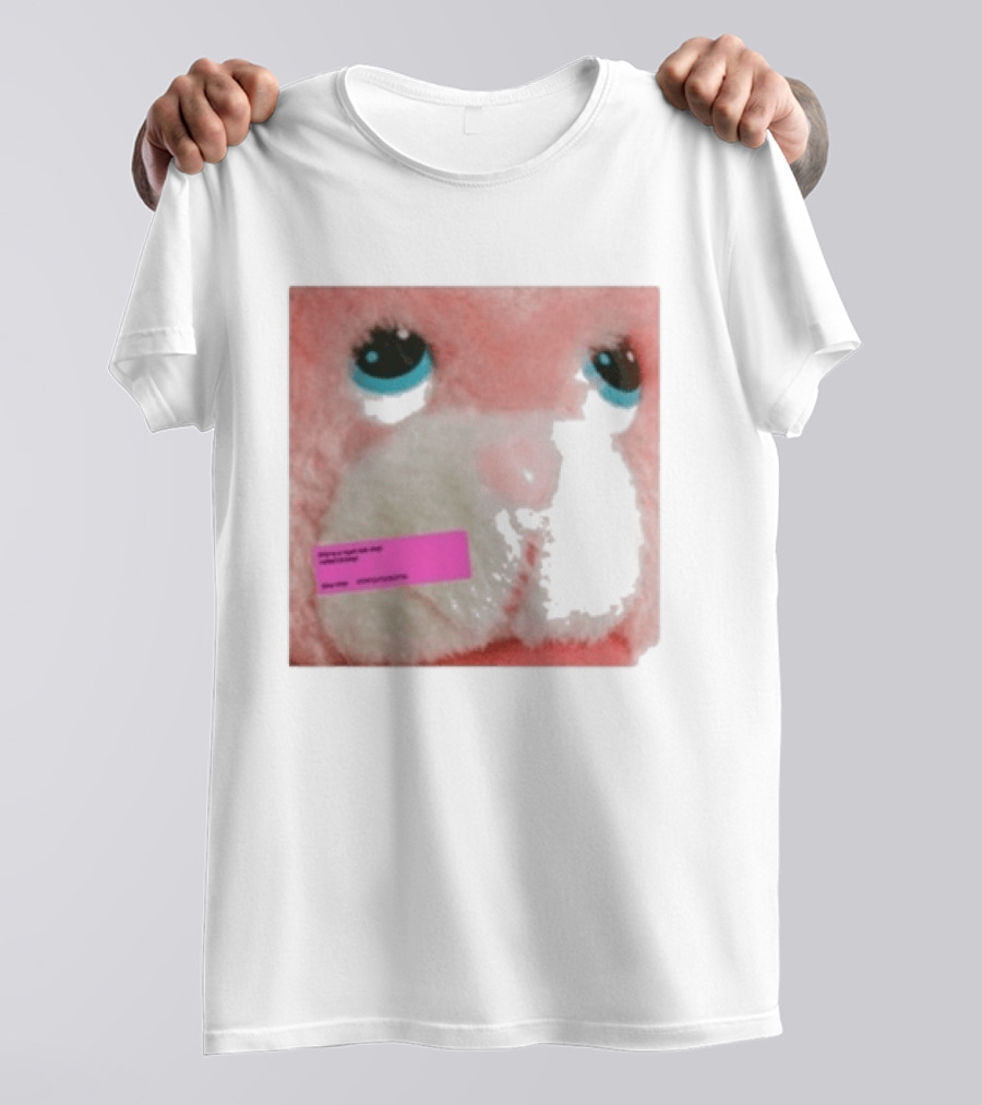 Royel Otis Hickey Album Pink Fluffy Bunny Face T-Shirt