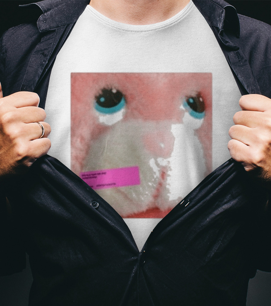Royel Otis Hickey Album Pink Fluffy Bunny Face T-Shirt