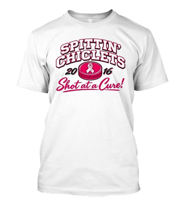 Spittin Chiclets Breast Cancer 2016 Shot At A Cure T-Shirt