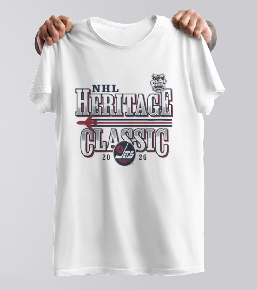 NHL Heritage Classic 2026 Winnipeg Jets Vintage Hockey Event T-Shirt