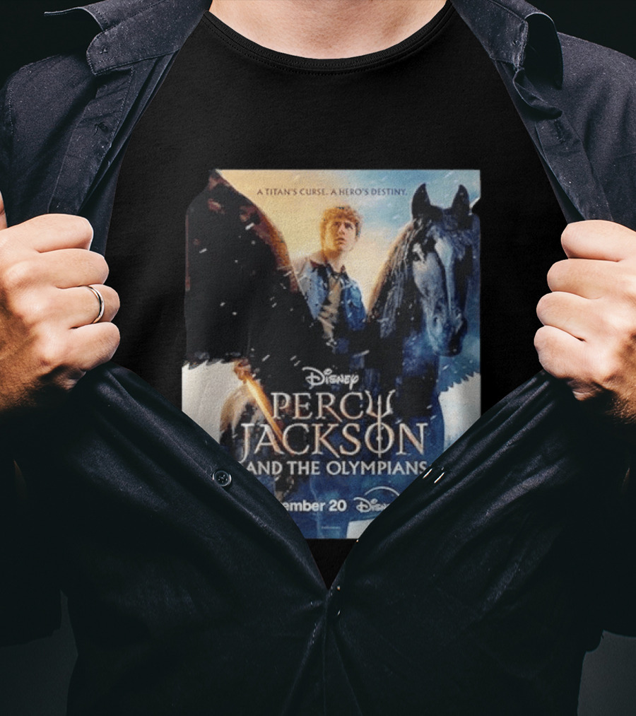 Percy Jackson And The Olympians A Titan's Curse A Hero's Destiny November 20 Disney+ T-Shirt