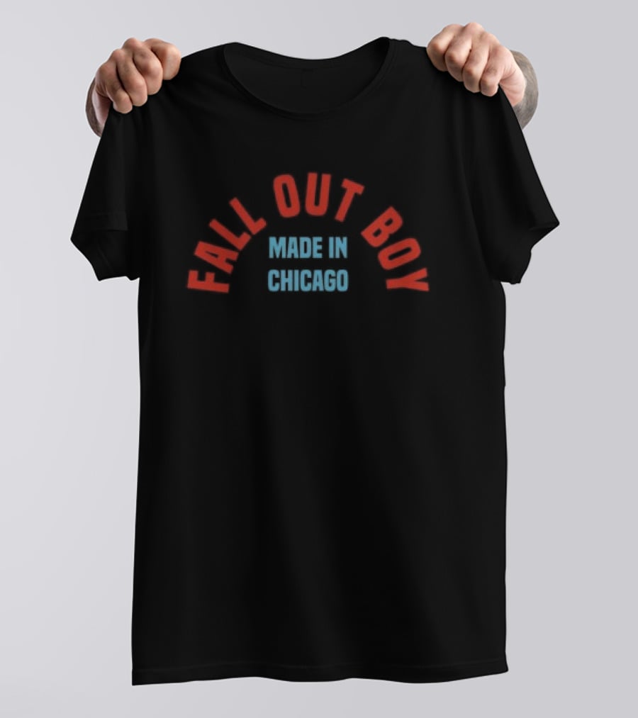 Fall Out Boy Made In Chicago Ringer Rock Sound Shop T-Shirt