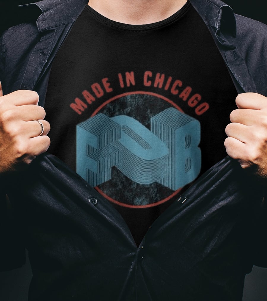 FOB Made In Chicago Rock Sound Shop Fall Out Boy T-Shirt