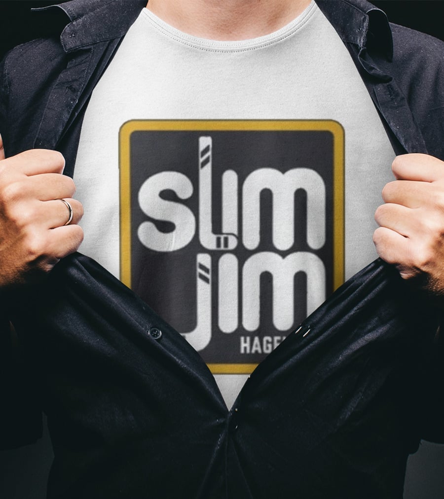 Hagens Slim Jim Hockey Stick Visual T-Shirt